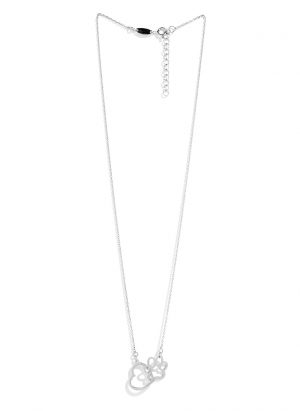 karma necklace with paw and heart