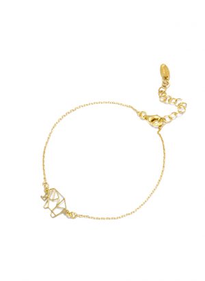 bracelet-origami-elephant-silver-925-gold-plate