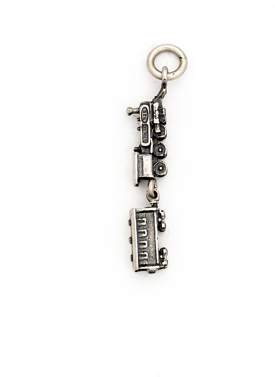 миниатюра, ретро влак, сребро 925, сребърни бижута | jewelryboxbg