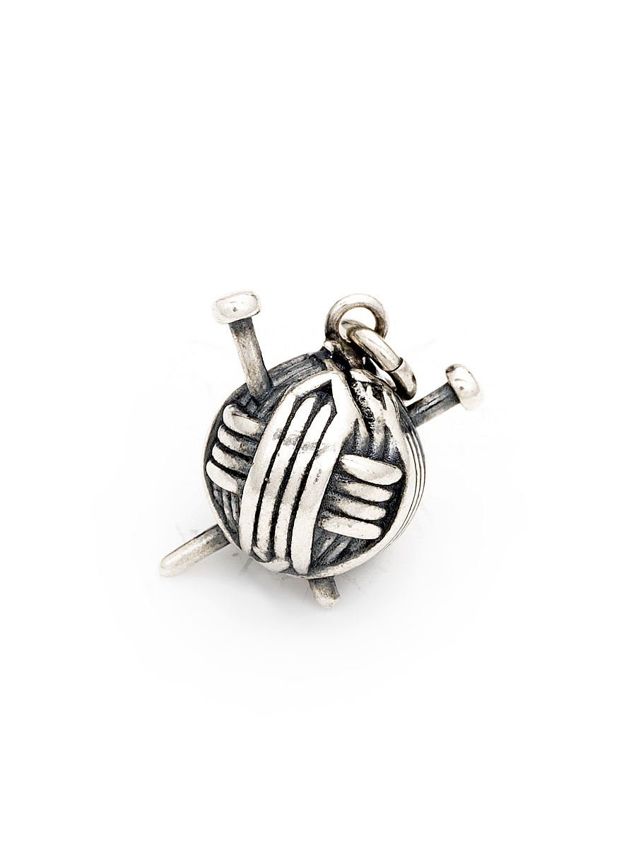 миниатюра, кълбо от прежда,, сребро 925, сребърни бижута | jewelryboxbg