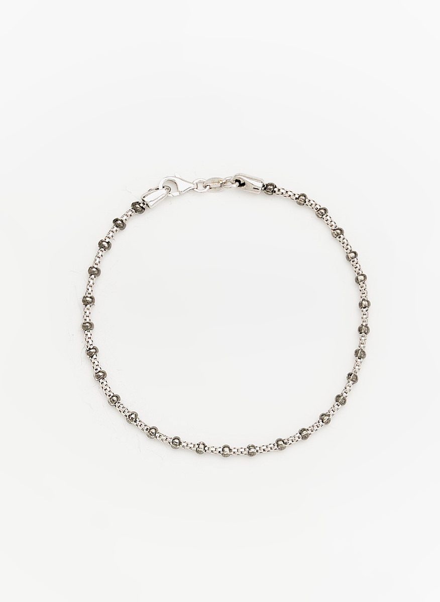 тренди гривна с топчета сребро 925|сребърни бижута|jewelryboxbg